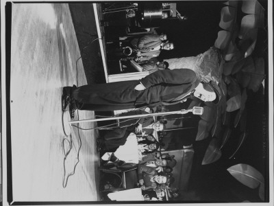 Comedian Joe E. Lewis On Stage At Copacabana Nightclub In Nyc by Gjon Mili Pricing Limited Edition Print image