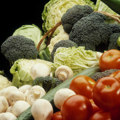 Close-Up Of Vegetables In A Basket by Bara K Kristinsdottir Pricing Limited Edition Print image