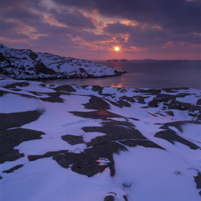 Sunset, Bohuslan, Sweden by Ove Eriksson Pricing Limited Edition Print image