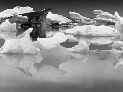 Icebergs Floating On Water, Jokulsarlon, Iceland by Herman Meisner Pricing Limited Edition Print image