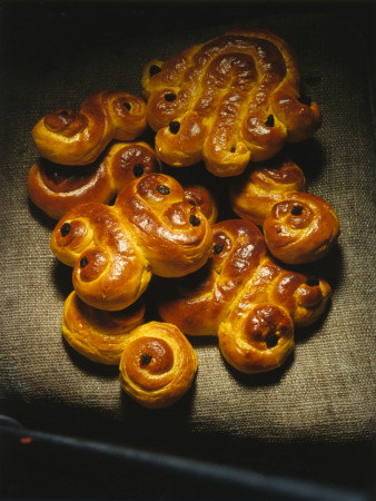 Saffron Buns, Sweden by Hans Hammarskiold Pricing Limited Edition Print image