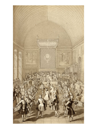 Monarchy In French History: The Coronation Banquet Of Louis Xv Held In The Archiepiscopal Palace by Hugh Thomson Pricing Limited Edition Print image