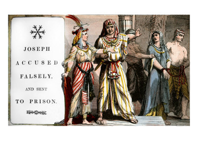Genesis 39: Joseph Accused Falsely (By His Master's Wife In Egypt) And Sent To Prison by George Cruikshank Pricing Limited Edition Print image