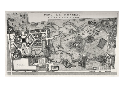 Map Of The Parc De Monceau, 1718, France, During Reign Of Louis Xv by Albrecht Durer Pricing Limited Edition Print image