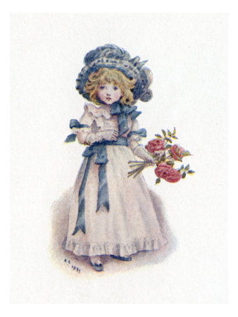 Taking In The Roses By Kate Greenaway by Gustave Dore Pricing Limited Edition Print image