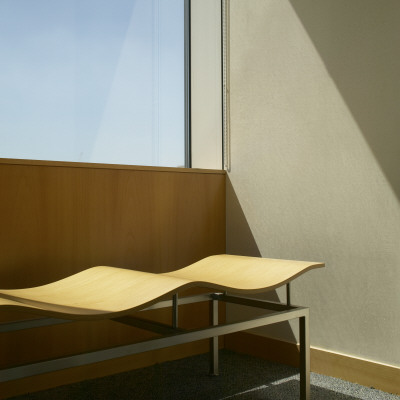 Office Life And Interiors Part Two, Wavy Bench by Tim Mitchell Pricing Limited Edition Print image