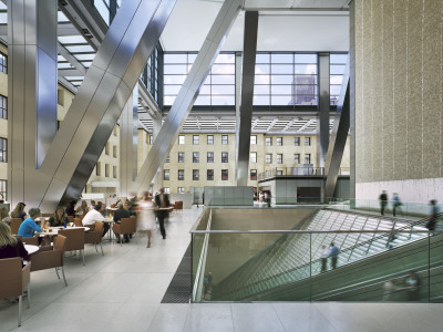 Hearst Tower, 300 West 57Th Street, New York, 2006, Lobby, Architect: Foster And Partners by Chuck Choi Pricing Limited Edition Print image