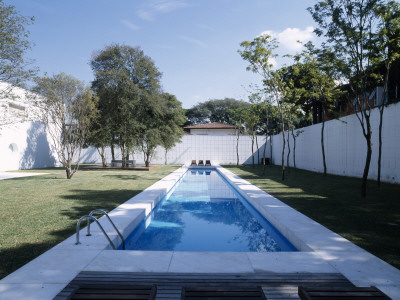 The Big White House, Sao Paulo, The Swimming Pool, Architect: Marcio Kogan by Alan Weintraub Pricing Limited Edition Print image