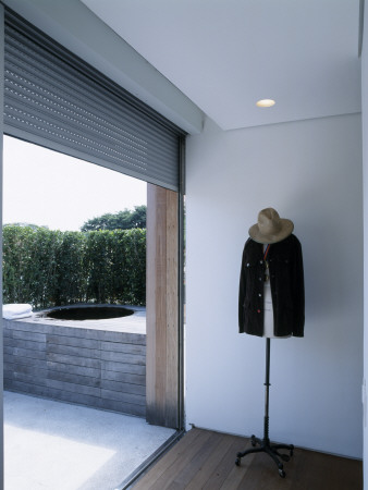 Casa Cinza, Sao Paulo, Security Shutters, Architect: Isay Weinfeld by Alan Weintraub Pricing Limited Edition Print image