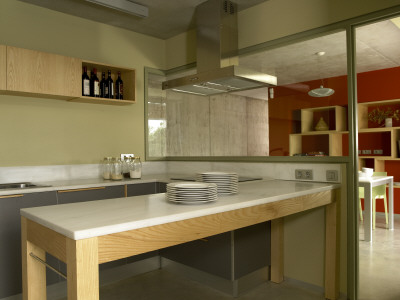 Vivienda Unifamiliar, Girona, Kitchen, Architect: Josep Boncompte And Guillermo Font by Eugeni Pons Pricing Limited Edition Print image