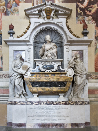 Gallileo's Tomb, Basilica Of Santa Croce, Florence, Italy by David Clapp Pricing Limited Edition Print image