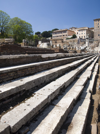 Steps To An Old Roman Building, Rome, Italy by David Clapp Pricing Limited Edition Print image