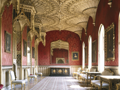 Strawberry Hill House, Twickenham - Middlesex London 1748 - 1766 The Long Gallery - Fan Vaulting by David Churchill Pricing Limited Edition Print image