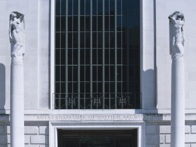 Riba Headquarters, 66 Portland Place, London, Detail Of Entrance, Architect: Grey Wornum by G Jackson Pricing Limited Edition Print image