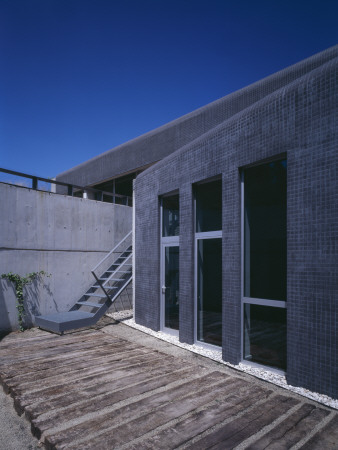 Casa Muntaner, Igualada, Exterior With Staircase, Architect: Xavier Claramunt by Eugeni Pons Pricing Limited Edition Print image