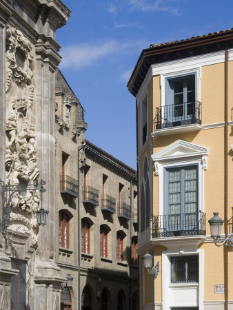 Buildings Surrounding Plaza De Justicia, Zaragoza by G Jackson Pricing Limited Edition Print image