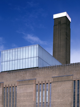 Tate Modern, London, Originally Designed By Sir Giles Scott, Converted By Herzog And De Meuron by John Edward Linden Pricing Limited Edition Print image
