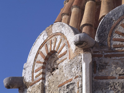 Episkopi Church, Mesa Mani, Peloponnese, Stone Gargoyles by Joe Cornish Pricing Limited Edition Print image