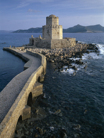 Bourtzi Islet And Tower Methoni Peloponnese, Greece by Joe Cornish Pricing Limited Edition Print image