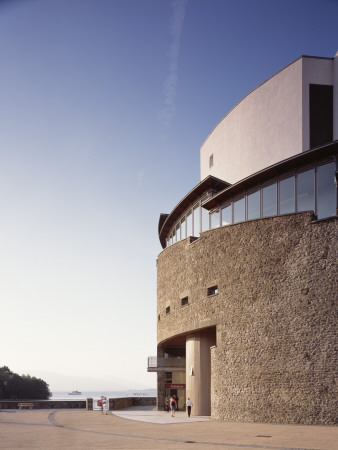 Visitor Attraction Building, Loch Lomond, Balloch, Scotland, Entrance, Architect: Page And Park by Keith Hunter Pricing Limited Edition Print image