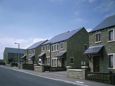 Housing Near Halifax, Yorkshire by Martine Hamilton Knight Pricing Limited Edition Print image