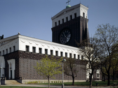 Sacred Heart Church, Prague, Czech Republic, Architect: Josef Plecnik by Mark Fiennes Pricing Limited Edition Print image