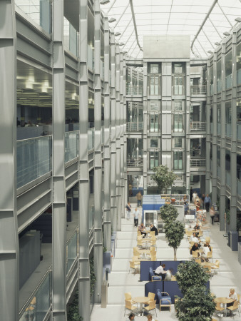 Dss, Newcastle Upon Tyne, Internal Street, Architect: Hopkins And Partners by Keith Hunter Pricing Limited Edition Print image