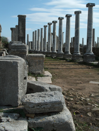 Ancient Street And Columns, Roman Site, Perge, Turkey by Natalie Tepper Pricing Limited Edition Print image
