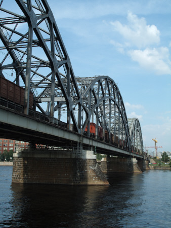 Railway Bridge, Old Town, Riga by Natalie Tepper Pricing Limited Edition Print image