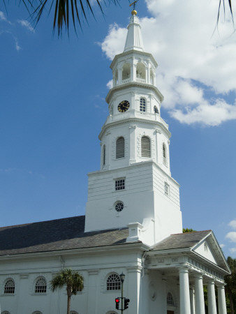 St, Michael's Episcopal Church, Charleston, South Carolina, 1761 by Natalie Tepper Pricing Limited Edition Print image