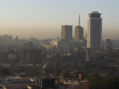 Sunrise View From Conrad Hotel, Cairo, Egypt by Natalie Tepper Pricing Limited Edition Print image
