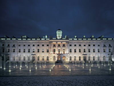 Somerset House Fountains, Victoria Embankment London, West Elevation, 1776-86 by Peter Durant Pricing Limited Edition Print image