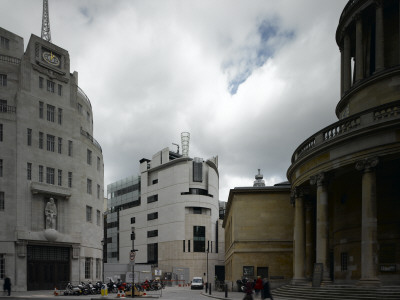 Bbc Broadcasting House And Portland Place, London, Architect: George Val Myer, John Nash by Richard Bryant Pricing Limited Edition Print image