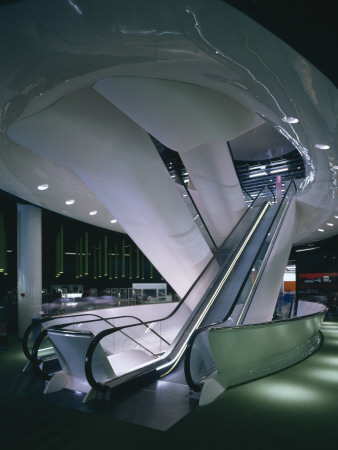 Selfridges, Birmingham (2003) - Escalators, Architect: Future Systems by Nicholas Kane Pricing Limited Edition Print image