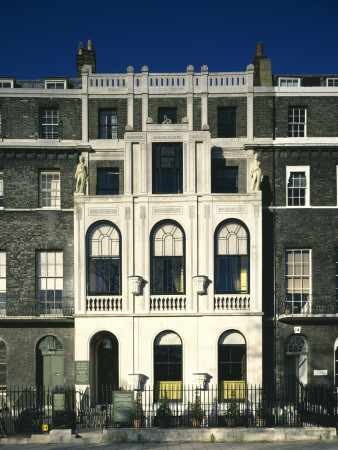 Sir John Soane's Museum, Lincoln's Inn Fields, C,1813, Fatade, Architect: Sir John Soane by Richard Bryant Pricing Limited Edition Print image