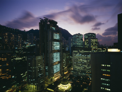 Hong Kong And Shanghai Bank (Hsbc), Hong Kong, China (1979-86), Architect: Norman Foster by Richard Bryant Pricing Limited Edition Print image