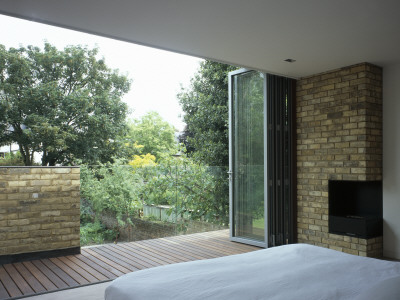 House Extension, Chiswick, Bedroom, David Mikhail Architects by Nicholas Kane Pricing Limited Edition Print image