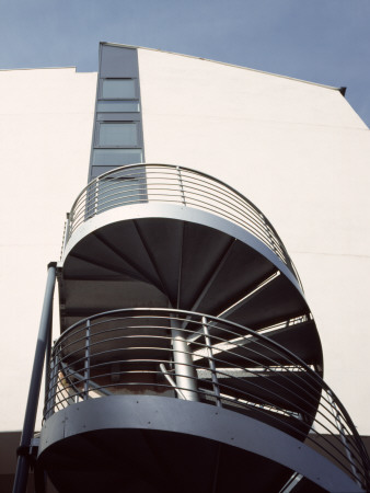 Lancaster University Residential Areas, Lancaster, Spiral Stair Detail by Peter Durant Pricing Limited Edition Print image