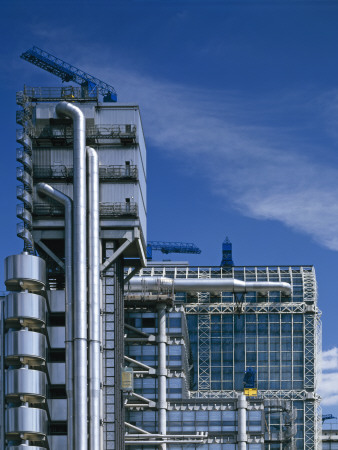 Lloyd's Building, City Of London, 1986, Exterior, Architect: Richard Rogers Partnership by Richard Bryant Pricing Limited Edition Print image