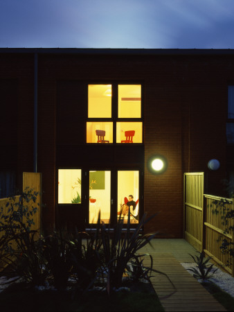 Stonebridge Estate, London, Dusk, Shepheard Epstein Hunter Architects by Peter Durant Pricing Limited Edition Print image