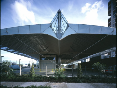 Canada Water Bus Station, London - Rear Elevation, London, Architect: Eva Jiricna by Richard Bryant Pricing Limited Edition Print image