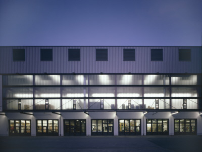 Stuehlingen, Germany, Rear Facade At Dusk, Architect: Wilford Schupp Architekten by Richard Bryant Pricing Limited Edition Print image