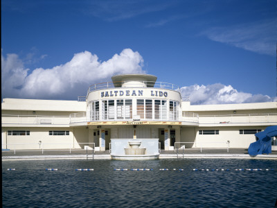 Saltdean Lido 1935 Swimming Pool, East Sussex, England by Nick Dawe Pricing Limited Edition Print image