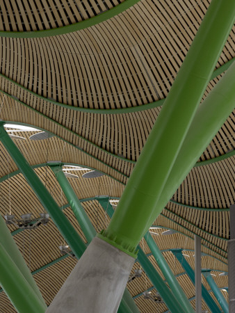 Terminal Building, Barajas Airport, Madrid, 1997-2005, Departures Lounge Roof by Richard Bryant Pricing Limited Edition Print image