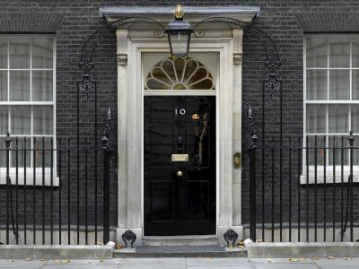 Number 10 Downing Street, Westminster, London, Home Of The Prime Minister by Richard Bryant Pricing Limited Edition Print image