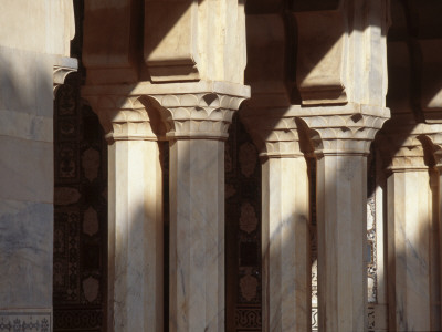 Amber Fort, Jaipur, Rajasthan, India, Arcade Of Marble Columns by Richard Bryant Pricing Limited Edition Print image
