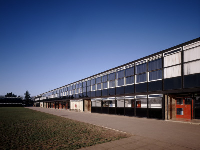 Smithdon School, Hunstanton, Norfolk, Architect: Alison And Peter Smithson by Sarah J Duncan Pricing Limited Edition Print image