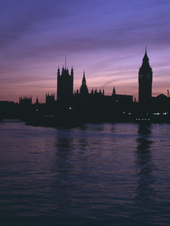 Houses Of Parliament At Sunset, Westminster, London, Architect: Charles Barry A. W. N. Pugin by Richard Turpin Pricing Limited Edition Print image