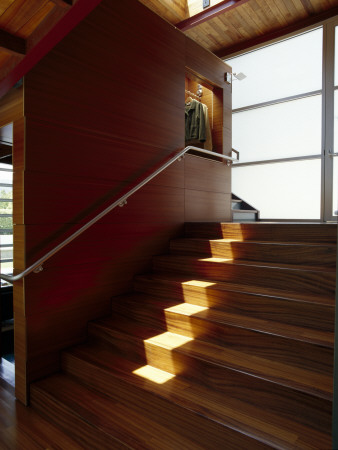 House In Los Altos, California, Staircase, Architect: Envelope Architecture And Design by Richard Powers Pricing Limited Edition Print image