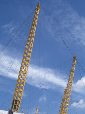 Millennium Dome, Docklands, London, Detail Of Masts, Architect: Richard Rogers Partnership by Valeria Carullo Pricing Limited Edition Print image